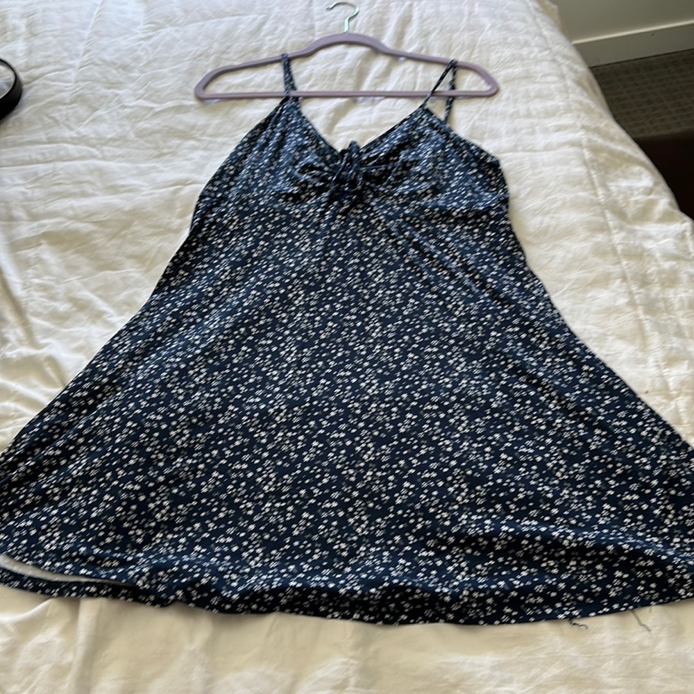 Mini blue dress from Hollister